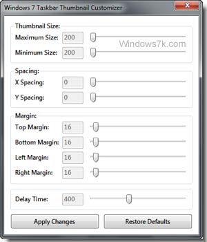 Vistas en miniatura en Windows 7